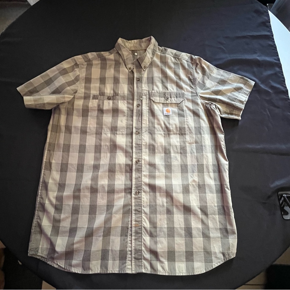 Carhartt Men's Plaid Button Down Shirt